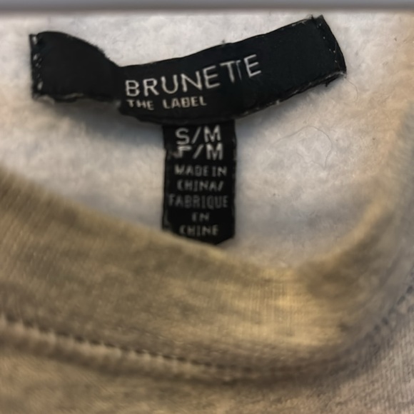 Brunette the Label Crewneck - Picture 2 of 2